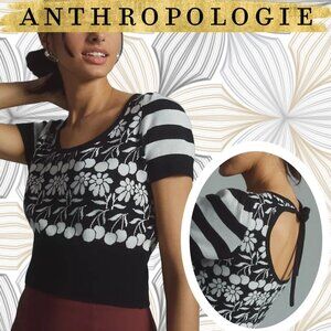 Anthropologie - Maeve Trixie Knit Sweater Tee - Size M